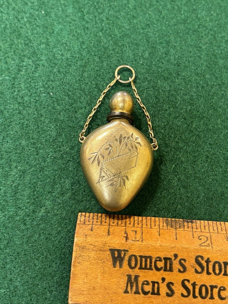 Antique Sterling Silver 925 Perfume Flask