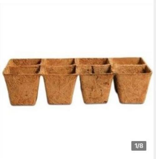 5 Pack Coco Coir 8 Cell Inserts for Gardening