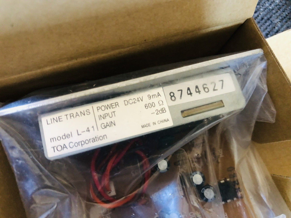 TOA L-41S Line Matching Input Module