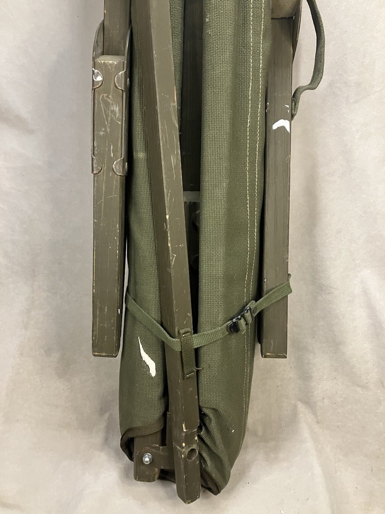 Vintage 1952 U.S. Army folding cot