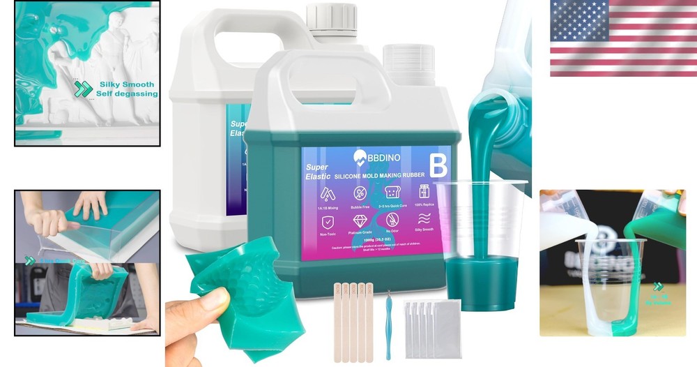 Liquid Silicone Rubber for Molds - Safe & Odorless