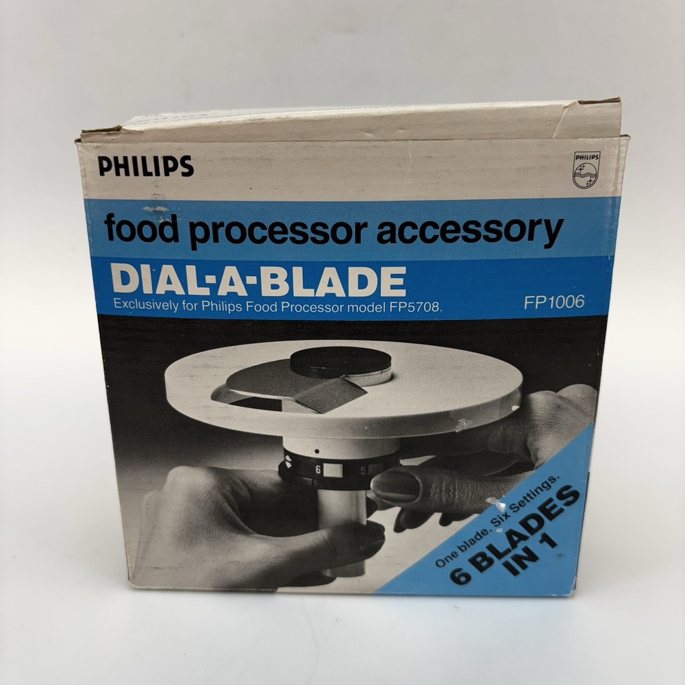 Philips Dial-a-blade FP1006 Chopper Blade Food Processor New In Box