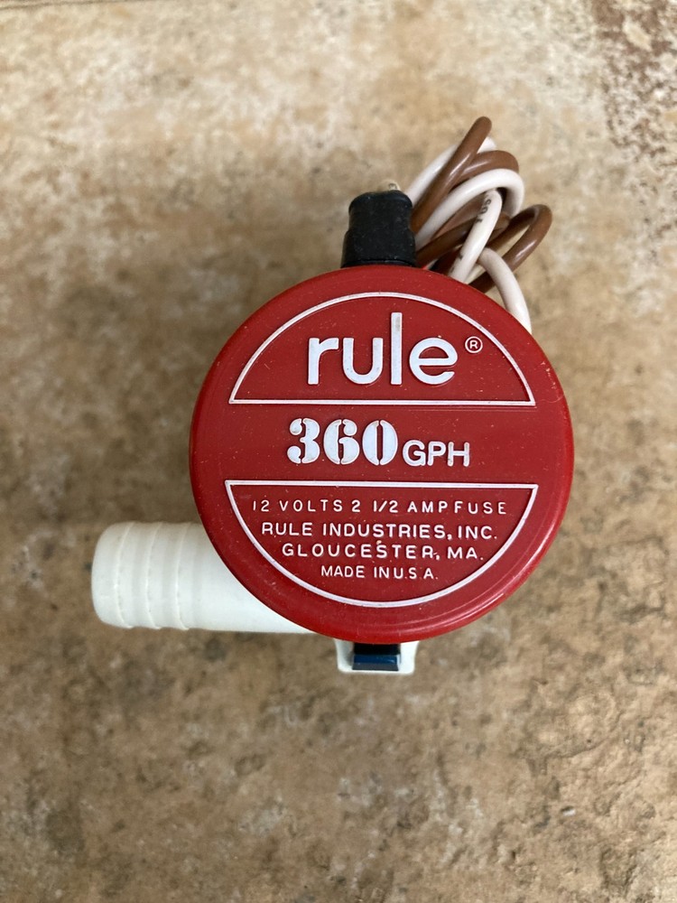 Rule 360 GPH Bildge Pump