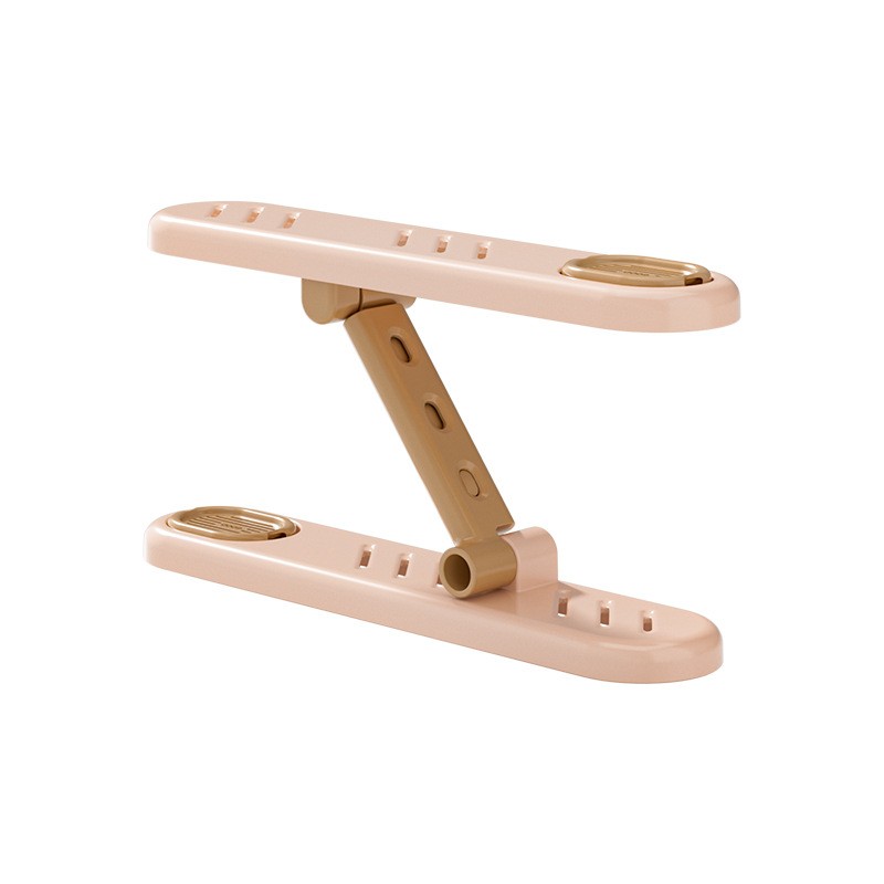 Adjustable Shoe Shelf Organizer 2 Layer Space Saving Rack with Deodorizer