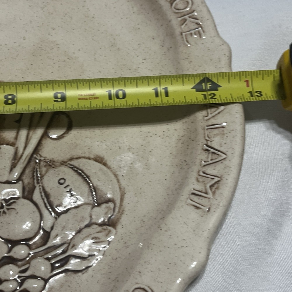 Antipasto Serving Platter 12"