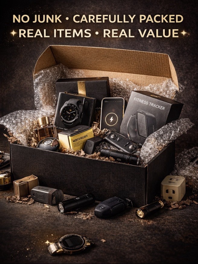 Mystery Box – Surprise Items, Cool Finds, Random Pulls – No Guarantees!