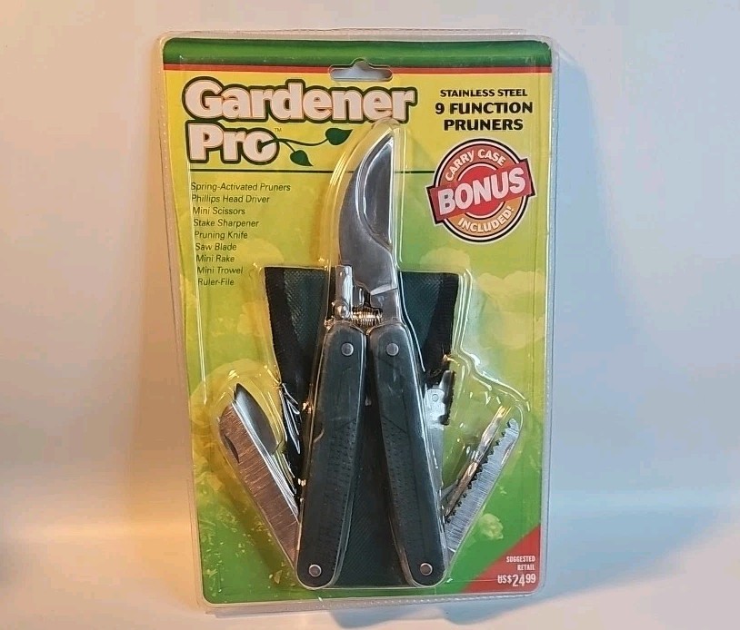 Gardener Pro 9 Function Multi Tool Pruning Shears