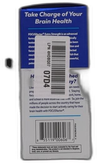 *2028-3-1* Focus Factor Extra Strength Brain Supplement & Complete Multivitamin