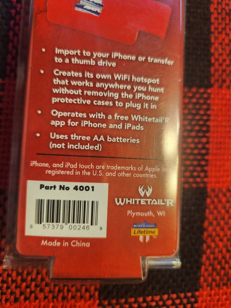 Whitetail'r Phone SD Card Reader for IPHONE SD MicroSD USB