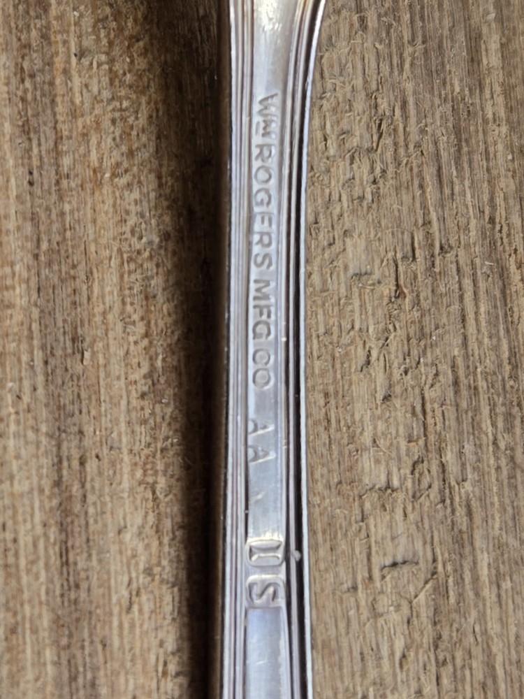 2 Wm Rogers Silverplate Teaspoons