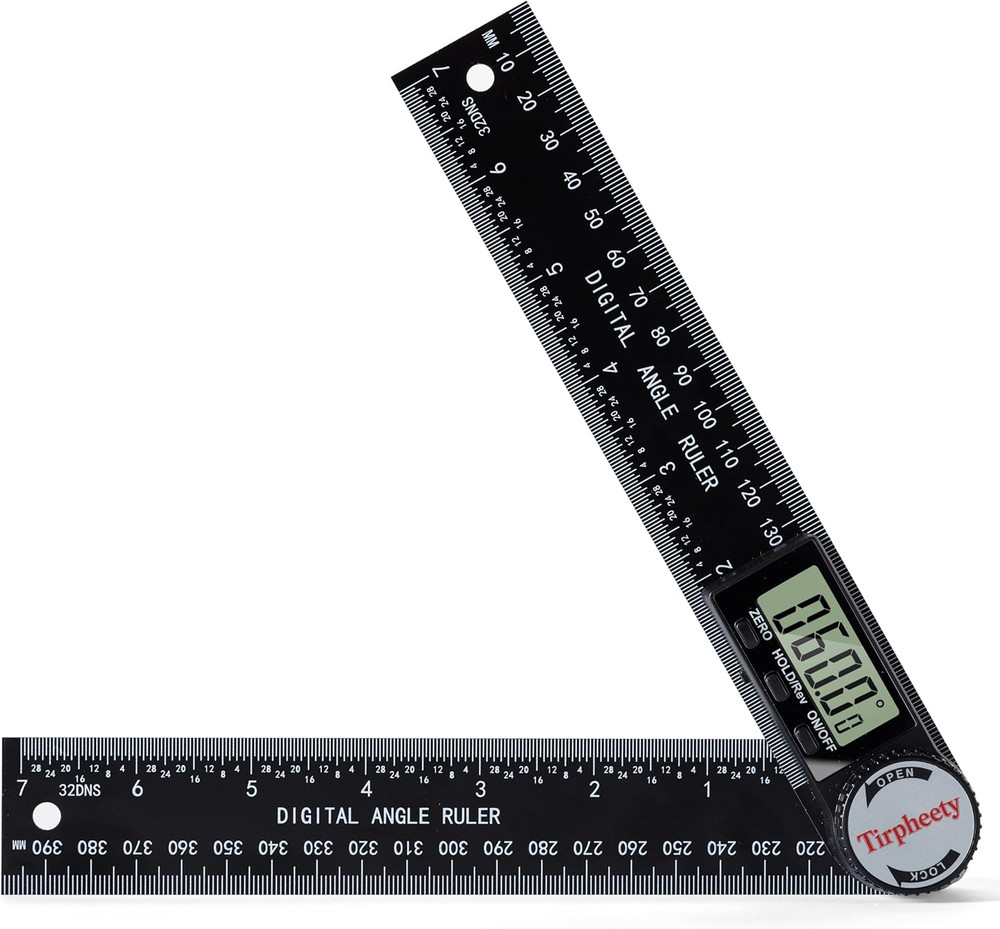 Digital Angle Finder Protractor - 7-Inch Quick Display Measuring Tool