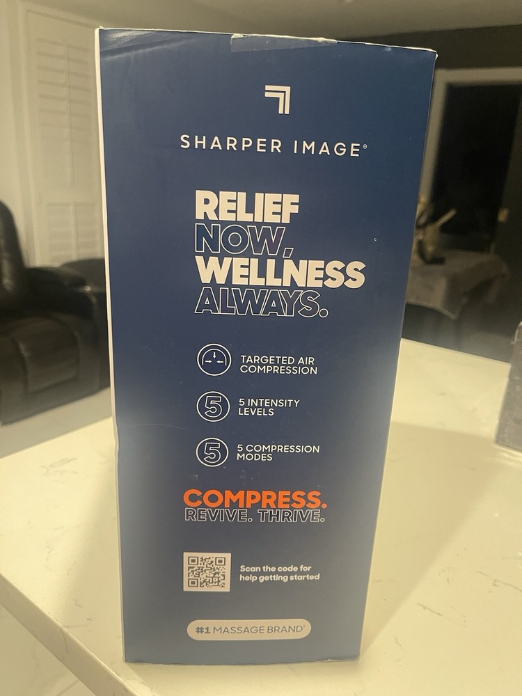 Sharper Image Air Compression Boots Flex Leg Recovery Small-medium