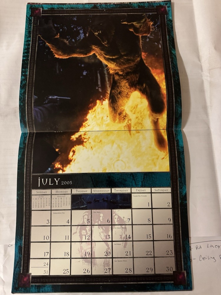 Van Helsing 2005 Wall Calendar(12X12)