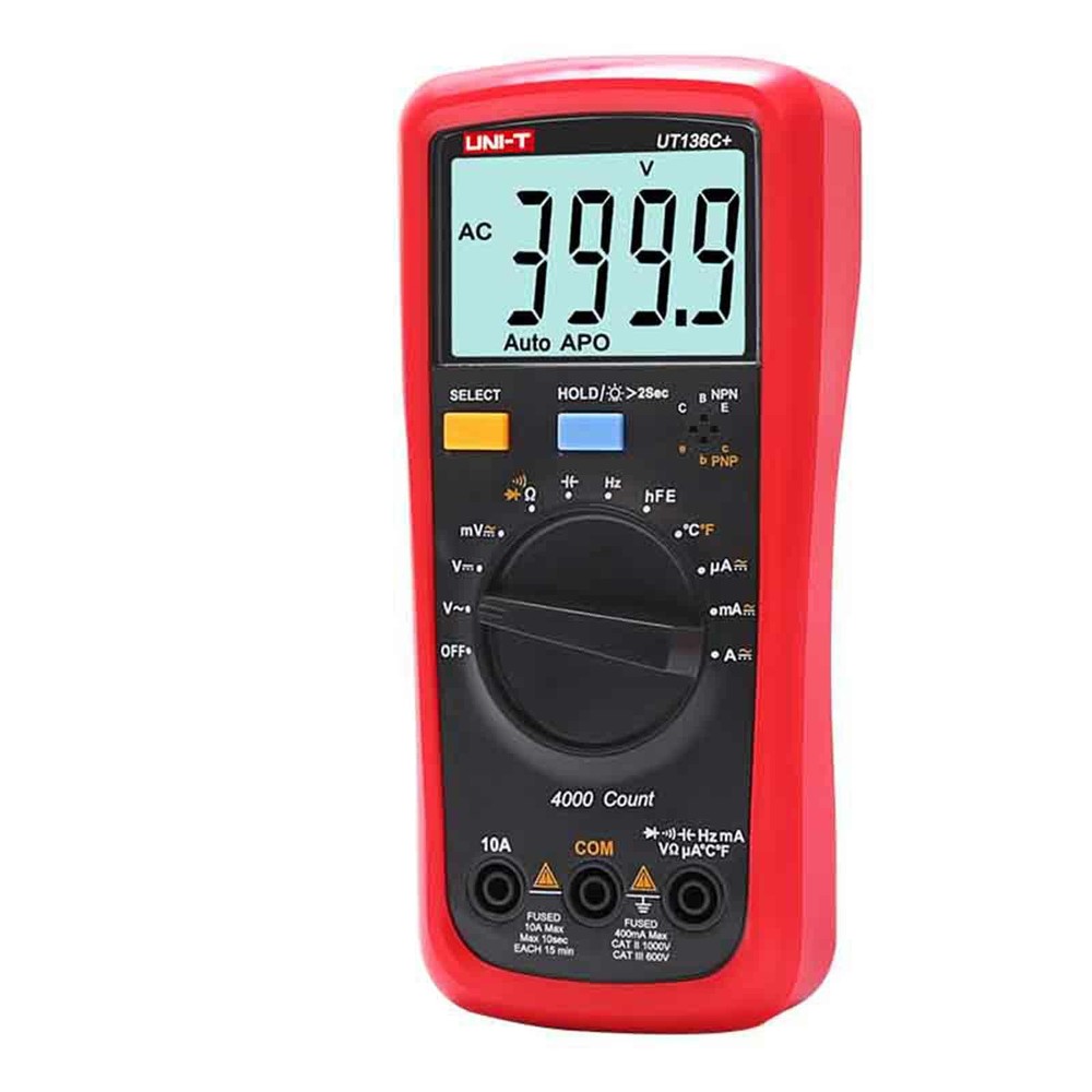 1PC  Multimeter Digital multimeter tester AC DC Voltmeter Ammeter   UT136C+