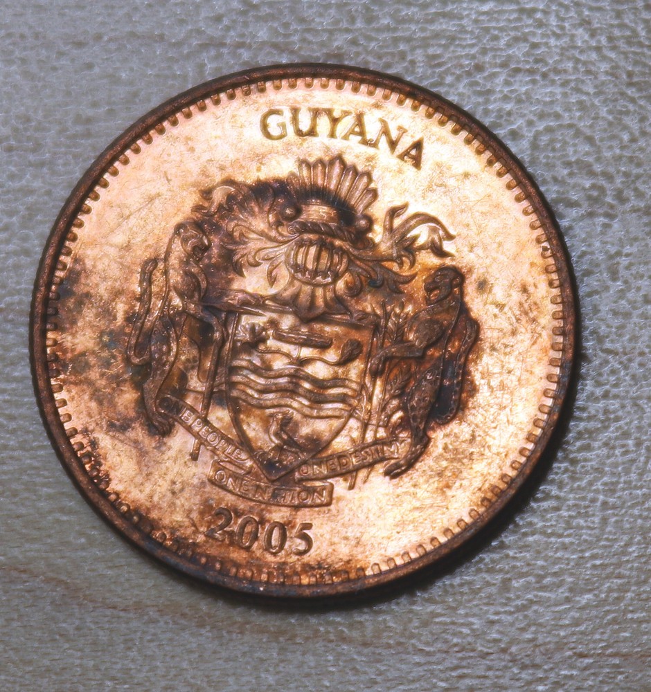 2005 Guyana 5 Dollars