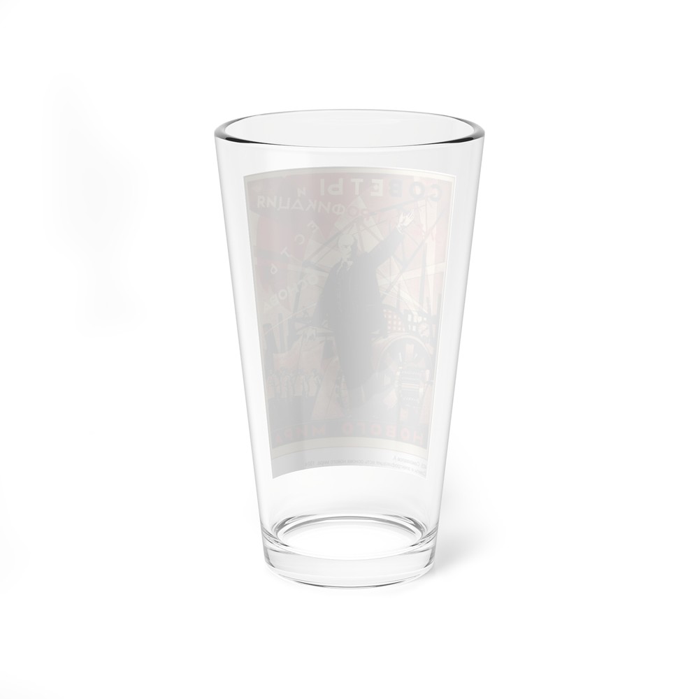 Soviet Era Poster 95 - Pint Glass 16oz
