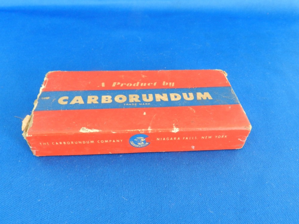 Carborundum #112 Sharpening Stone Original Box