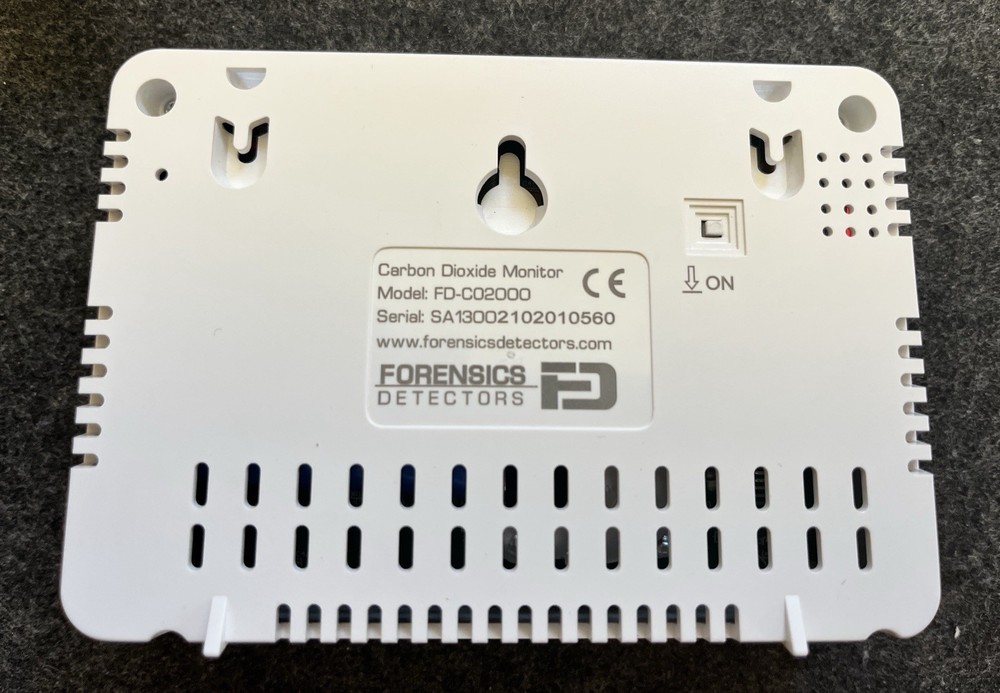 Forensics FD - C02000 Carbon Dioxide Detector Gas Analyzer LCD Display