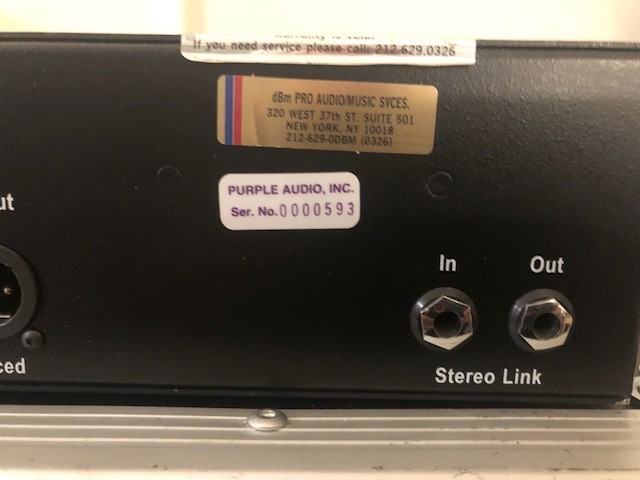 Purple Audio MC77 Limiting Amplifier