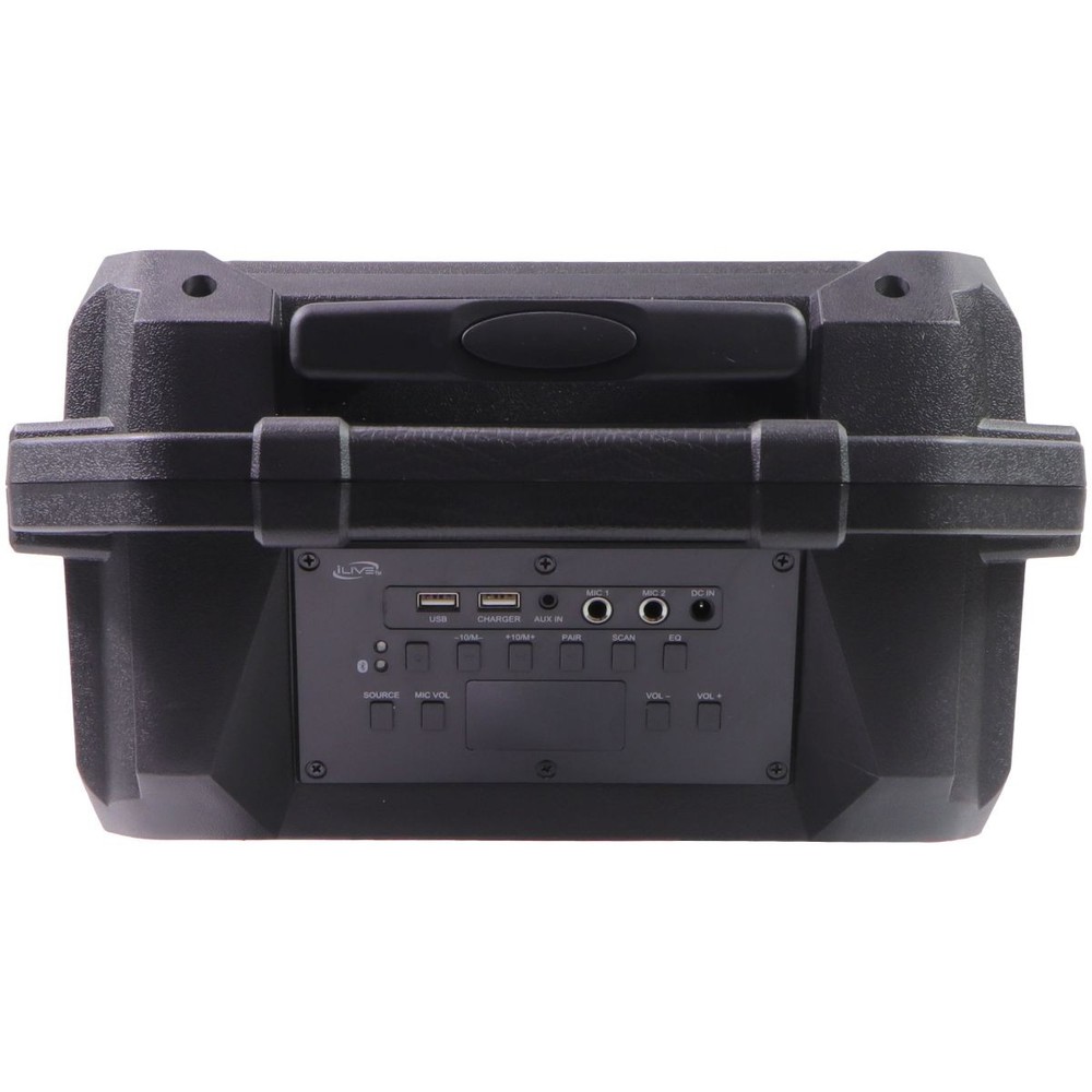 DEFECTIVE iLive Bluetooth Wireless Tailgate Party Roller Speaker - Black ISB659B