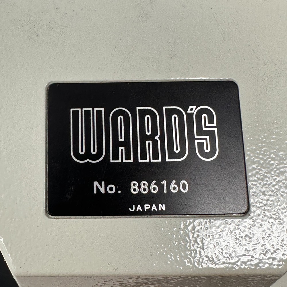 Ward's HVS-20 Monocular Compound Microscope 4 Objective Lenses Lab Scope