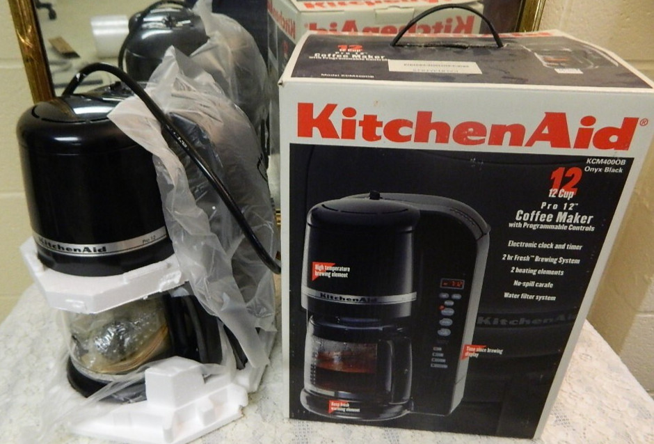 KitchenAid 12-Cup Programmable Coffee Maker with One Touch Brewing NIB