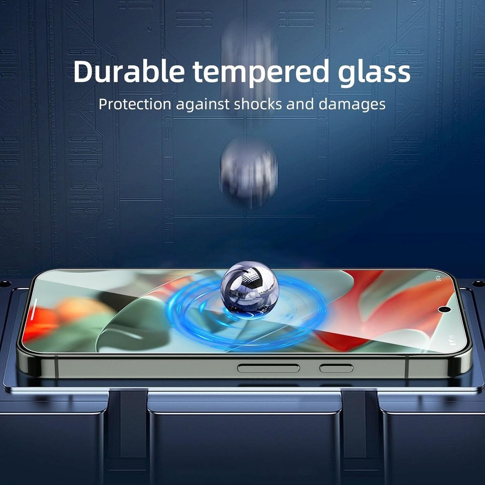 3-Pack 9H Tempered Glass Screen Protector For Google Pixel 9 Pro / 9 Pro XL