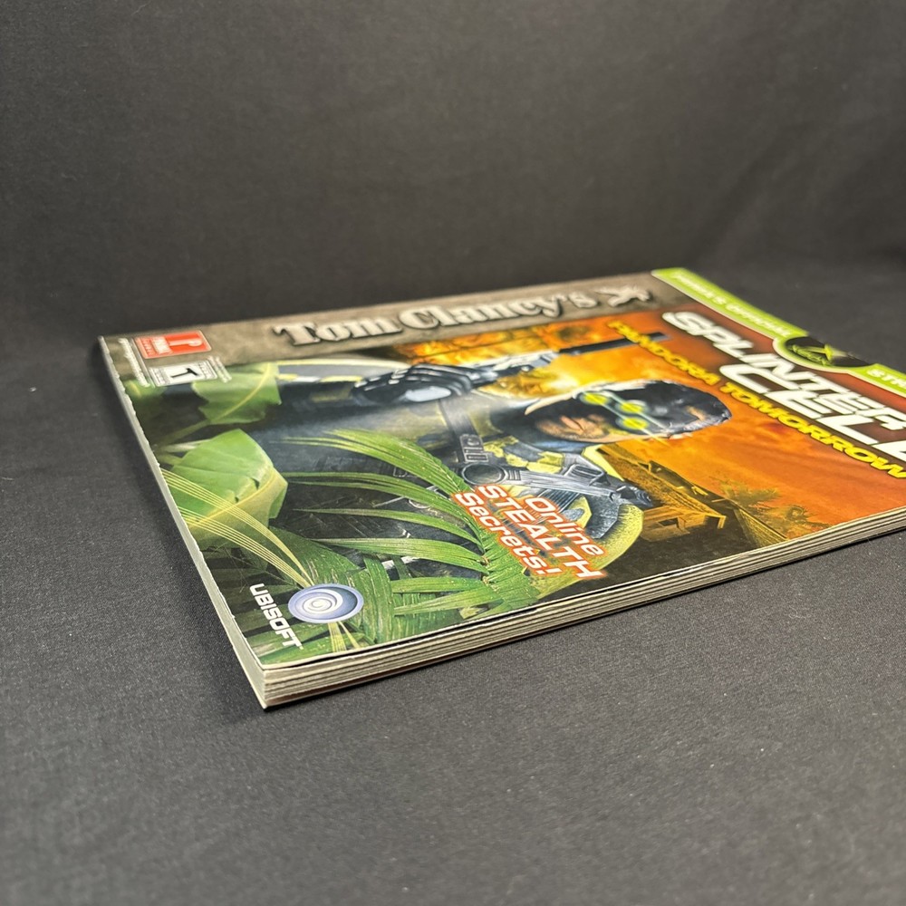 XBOX Bundle Tom Clancy's Splinter Cell Video Game & Official Strategy Book CIB