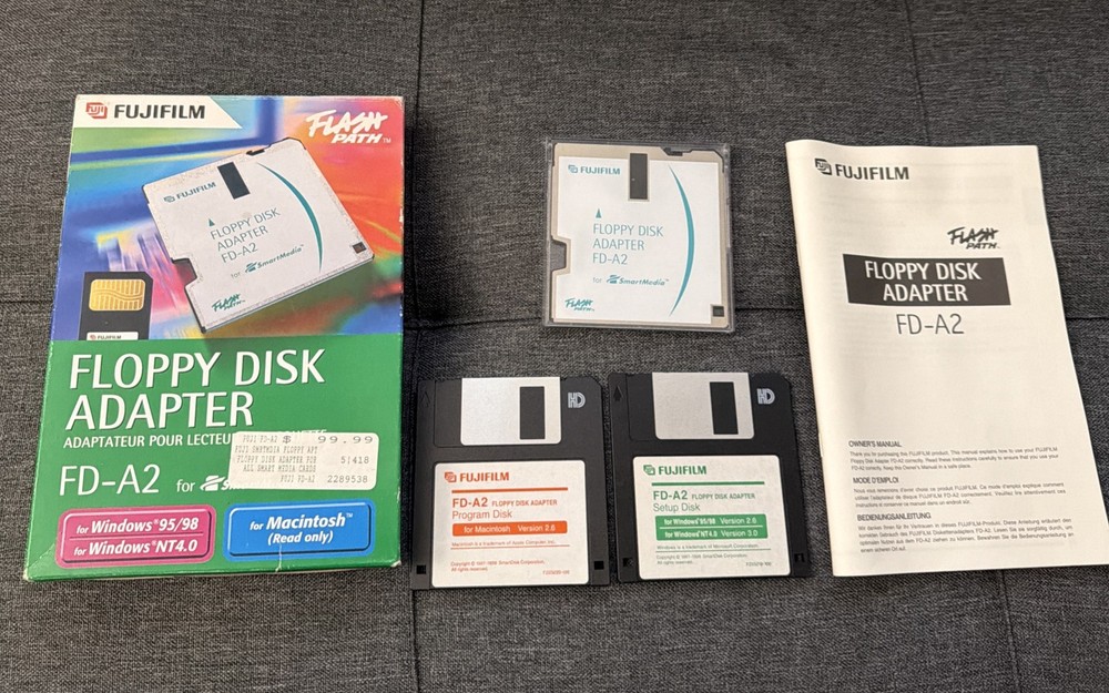 Fujifilm - Floppy Disk Adapter FD-A2 Flash Path - Boxed & Complete
