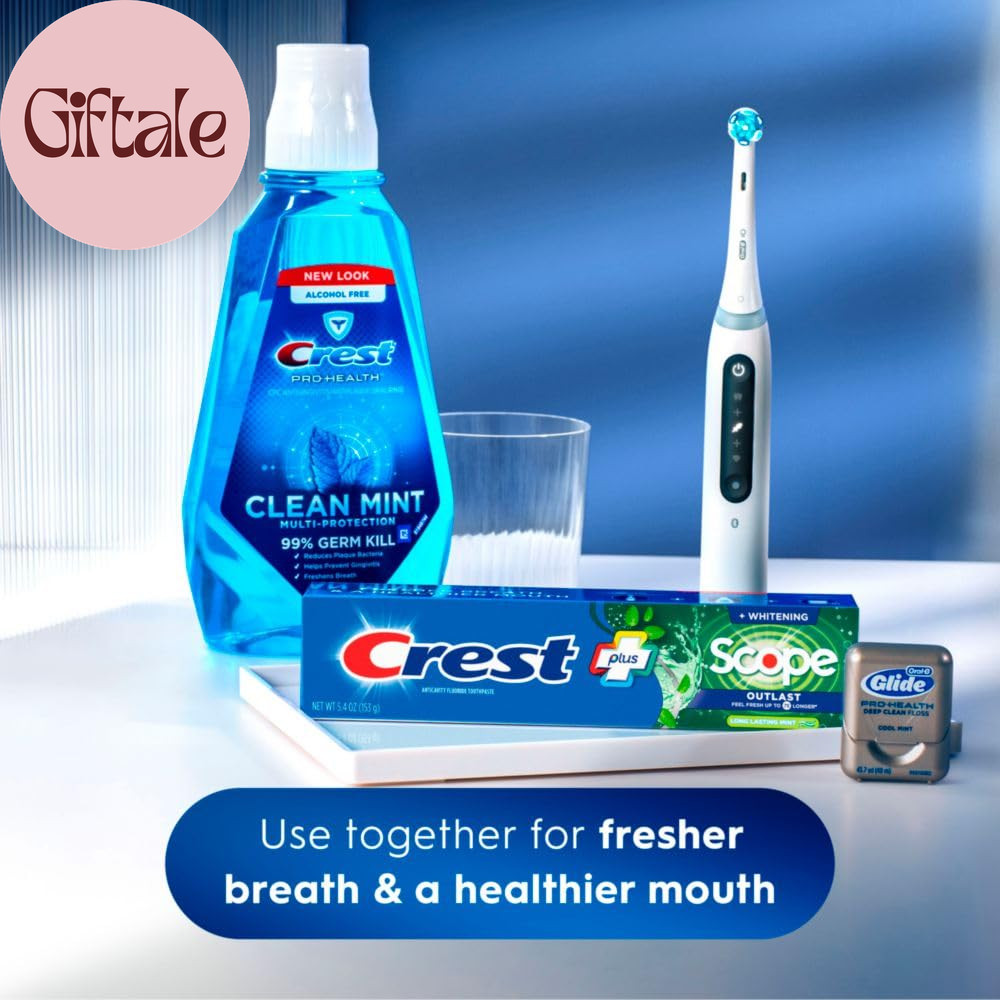Complete Whitening + Scope, Long Lasting Mint Toothpaste, Triple Pack (3 Count o