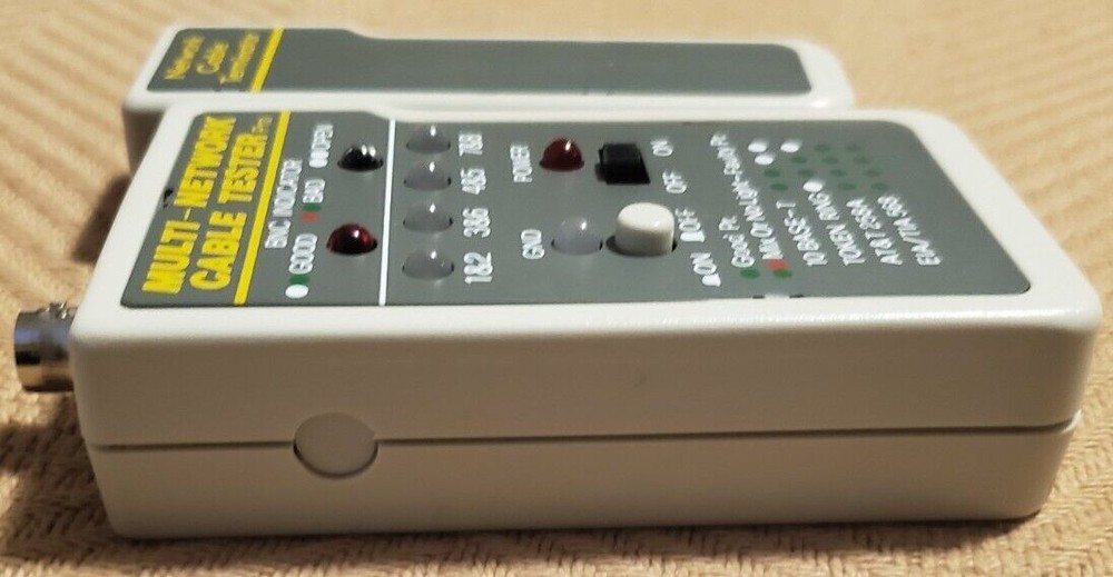 Multi-Network Cable Tester Pro And Network Cable Terminator TESTED Working