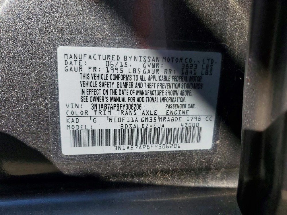 Engine ECM Electronic Control Module 1.8L Fits 13-15 SENTRA 5005259