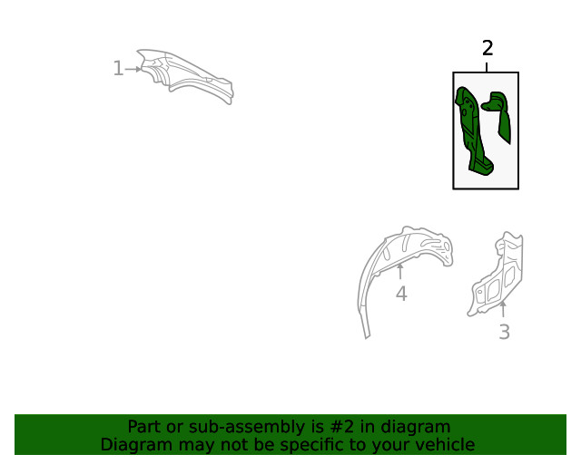 Genuine GM Tail Lamp Panel 92195890