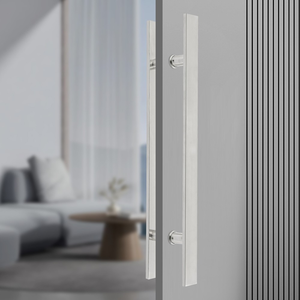 Pull Push Sliding Barn Door Handles Commercial H Shape Pair Door Pull Handle