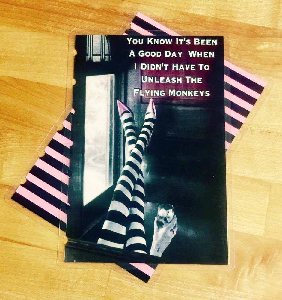 Flying Monkeys Front/Back Cover Set made for use with MINI Happy Planner