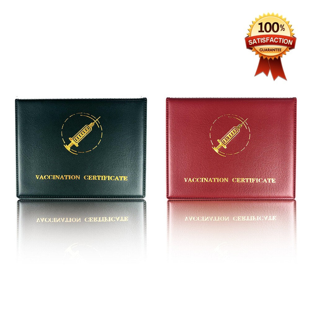 Vaccination Card Holder 4x3” Vaccine Protector CDC Wallet Certificate Protector