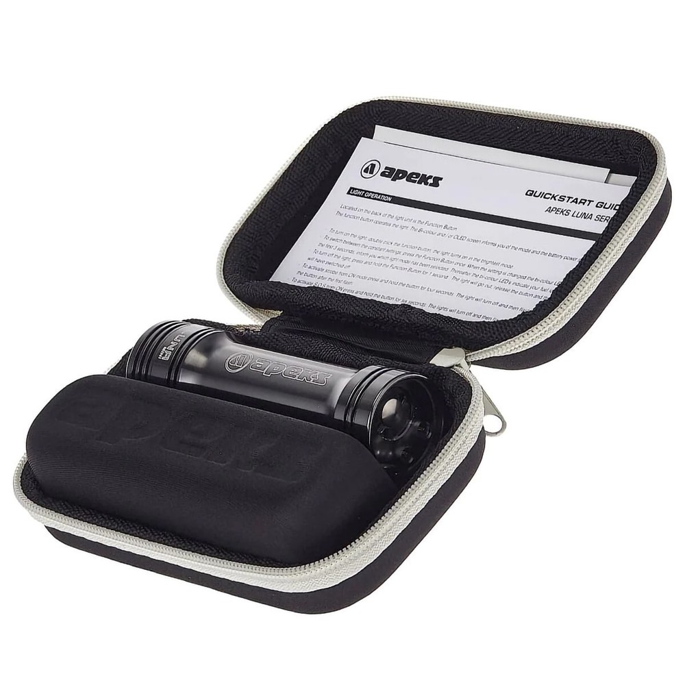 Apeks Luna Mini Dive Light - Gray