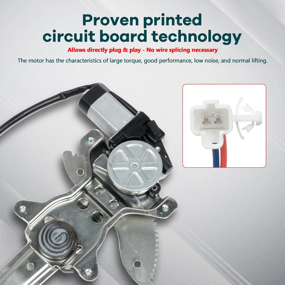 2000-06 Tundra Front Left Power Window Regulator Motor–Compatible Replacement