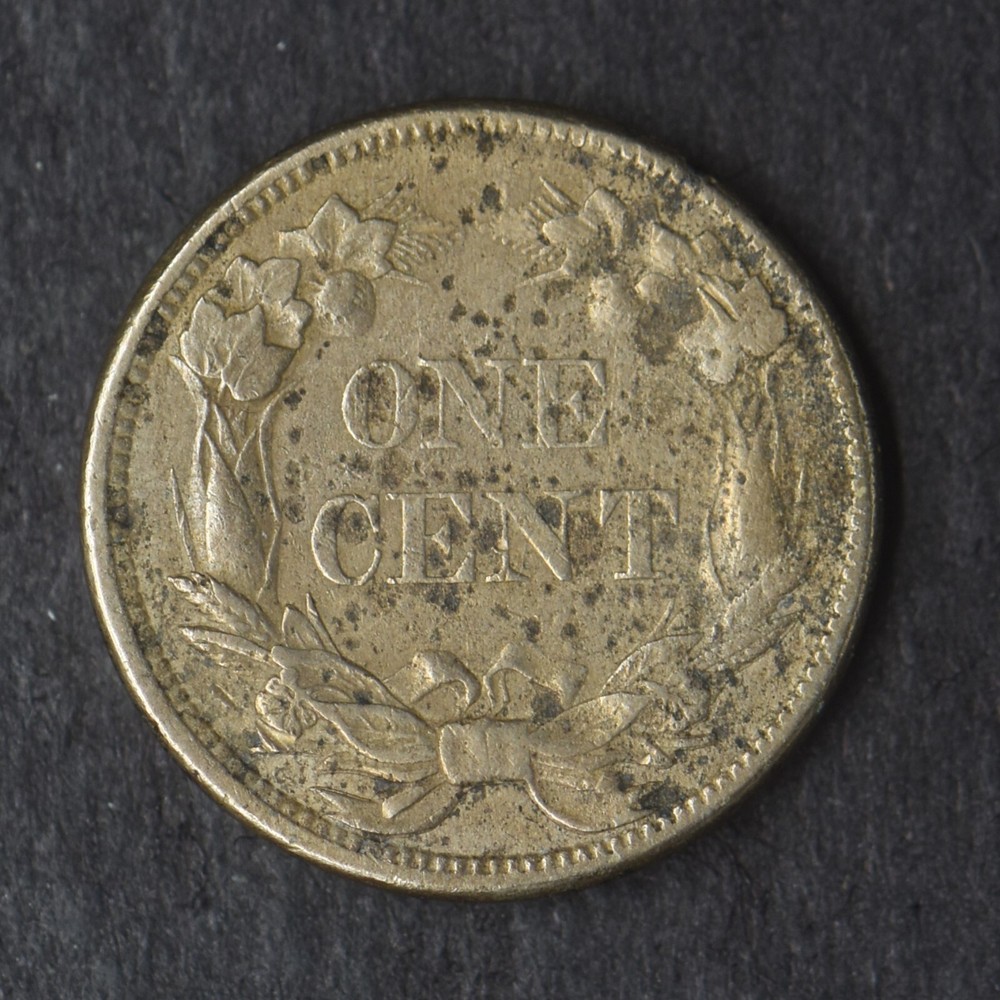 1858 "HIGH GRADE" Small Letters Flying Eagle Cent - COINGIANTS -