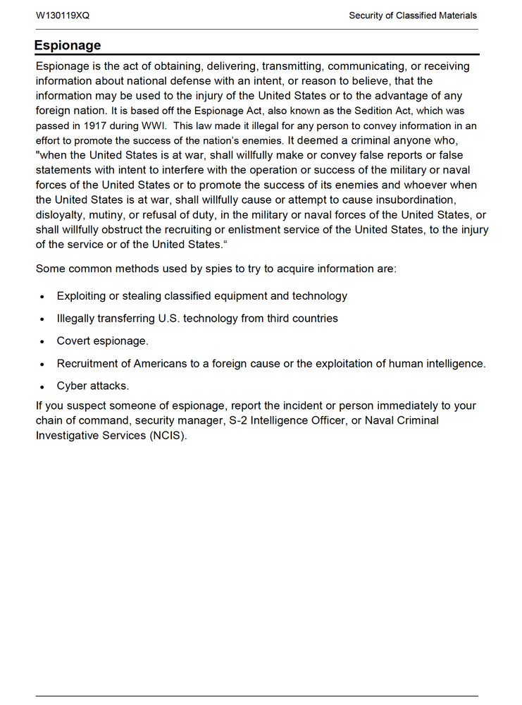 2,301 page USMC Warrant Officer Basic Course Training Materials on Data CD