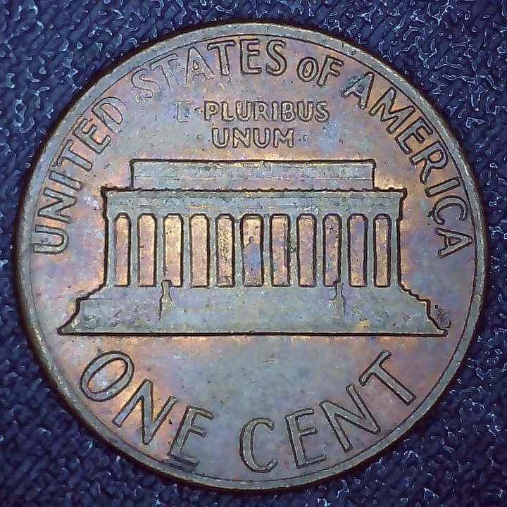 1980 Lincoln Penny error misaligned die, missing details