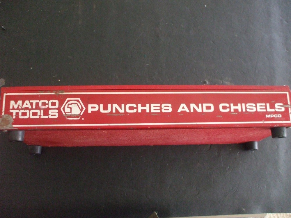 VITAGE MATCO TOOLS PUNCHES AND CHISELS STAND HOLDER DISPLAY
