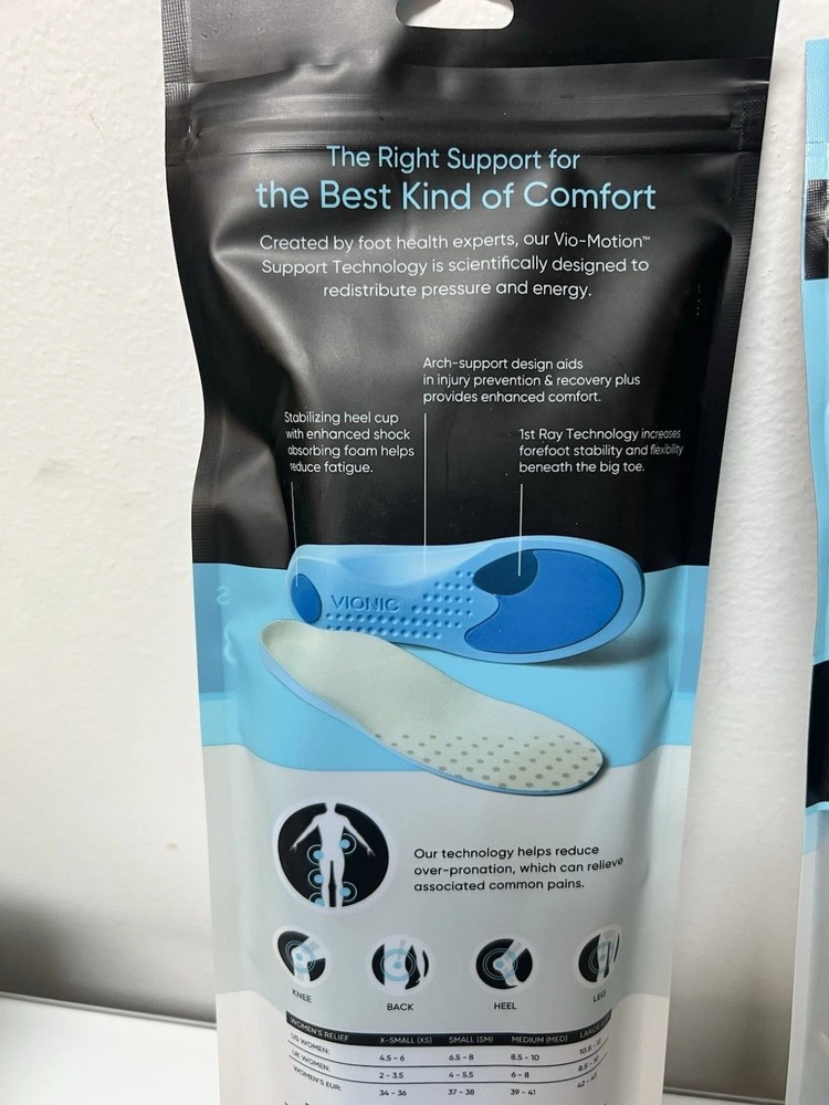 Vionic Women's Relief Insoles - Size Large