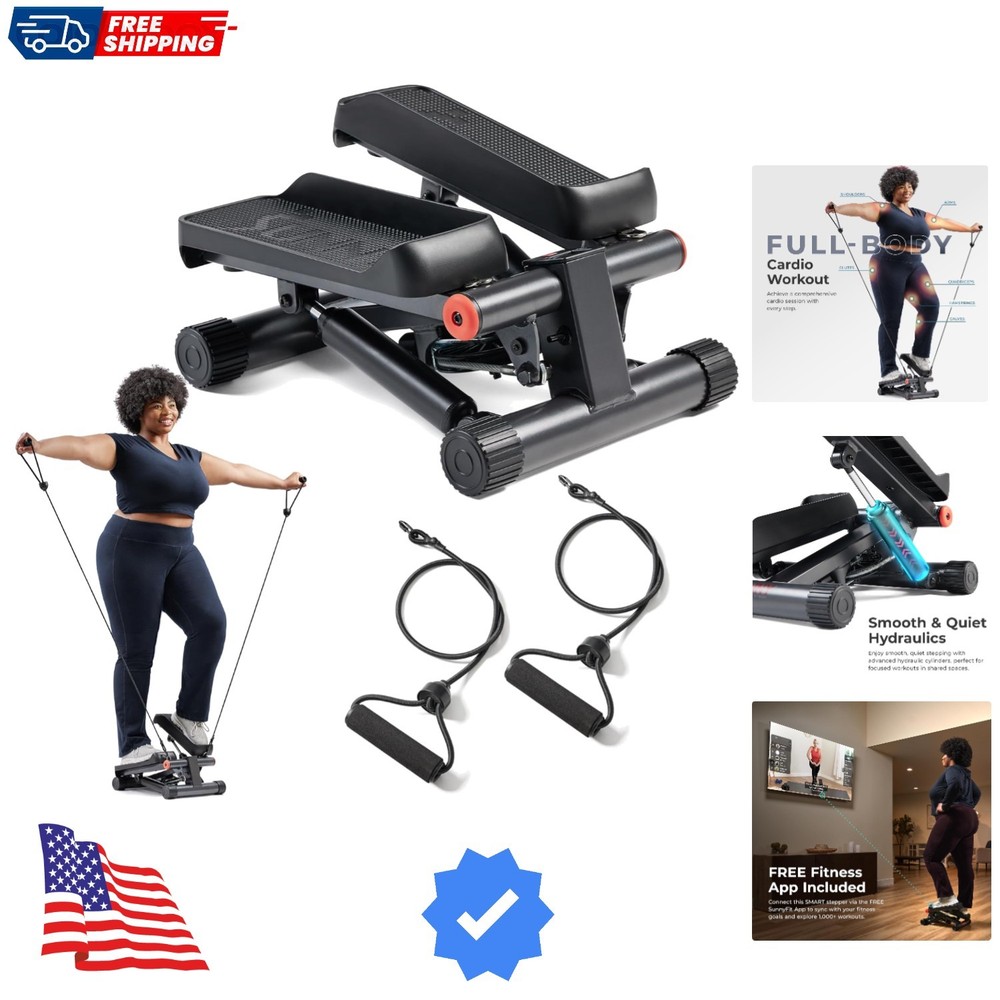 Mini Steppers for Exercise at Home, Stair Step Workout Machine with Optional ...