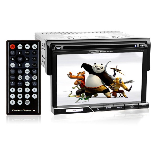 Power Acoustik PD-710B | 7" Single Din Flip-Out Touchscreen Head Unit Bluetooth