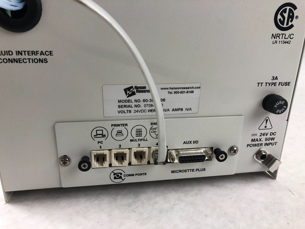 Hanson Research 60-301-106 Microette Plus Autosampler