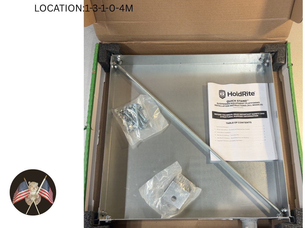 NEW Holdrite 40-SWHP-WM Quick Stand Suspended Equipment/Water Heater Platform