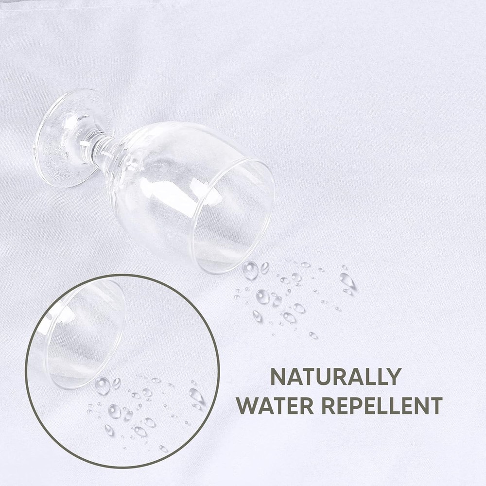 Utopia Kitchen 1 Pack 4 Foot Rectangle 60" x 84" (1PC - Rectangular), White