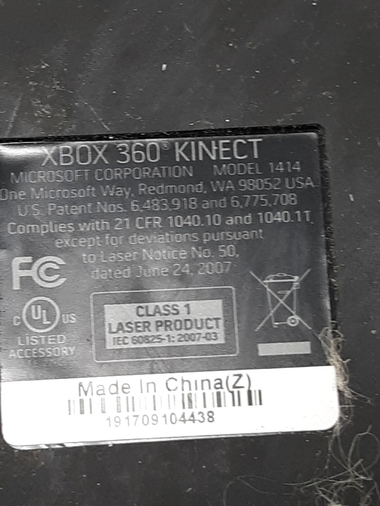 Microsoft Xbox 360 Kinect Sensor Motion Camera