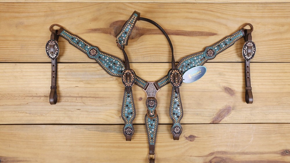 Headstall & Breast Collar Tack Set for Horse